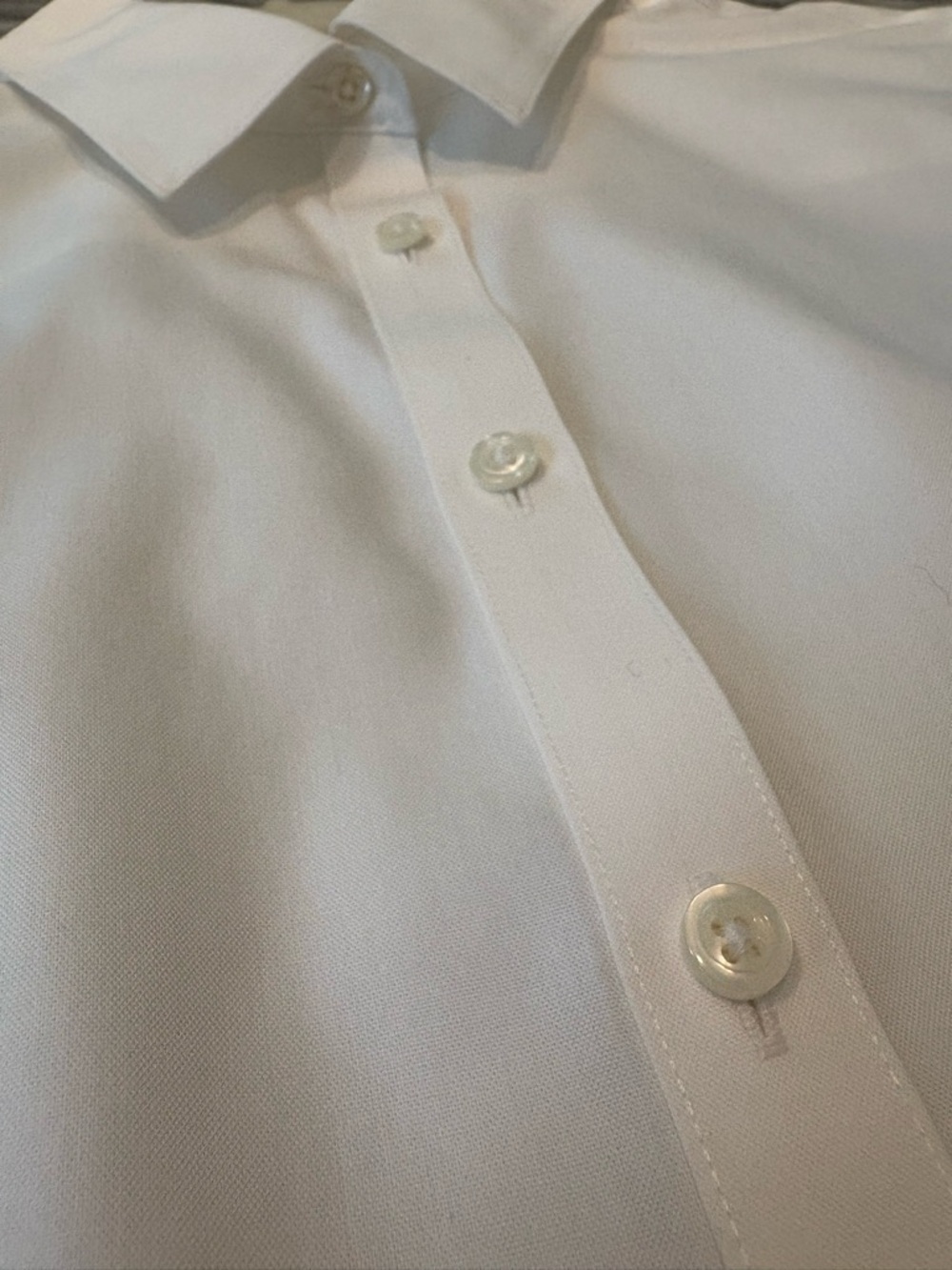 Brooks Brothers White Fitted Non-Iron Stretch Cotton Sleeveless Dress Shirt - Picture 5 of 11